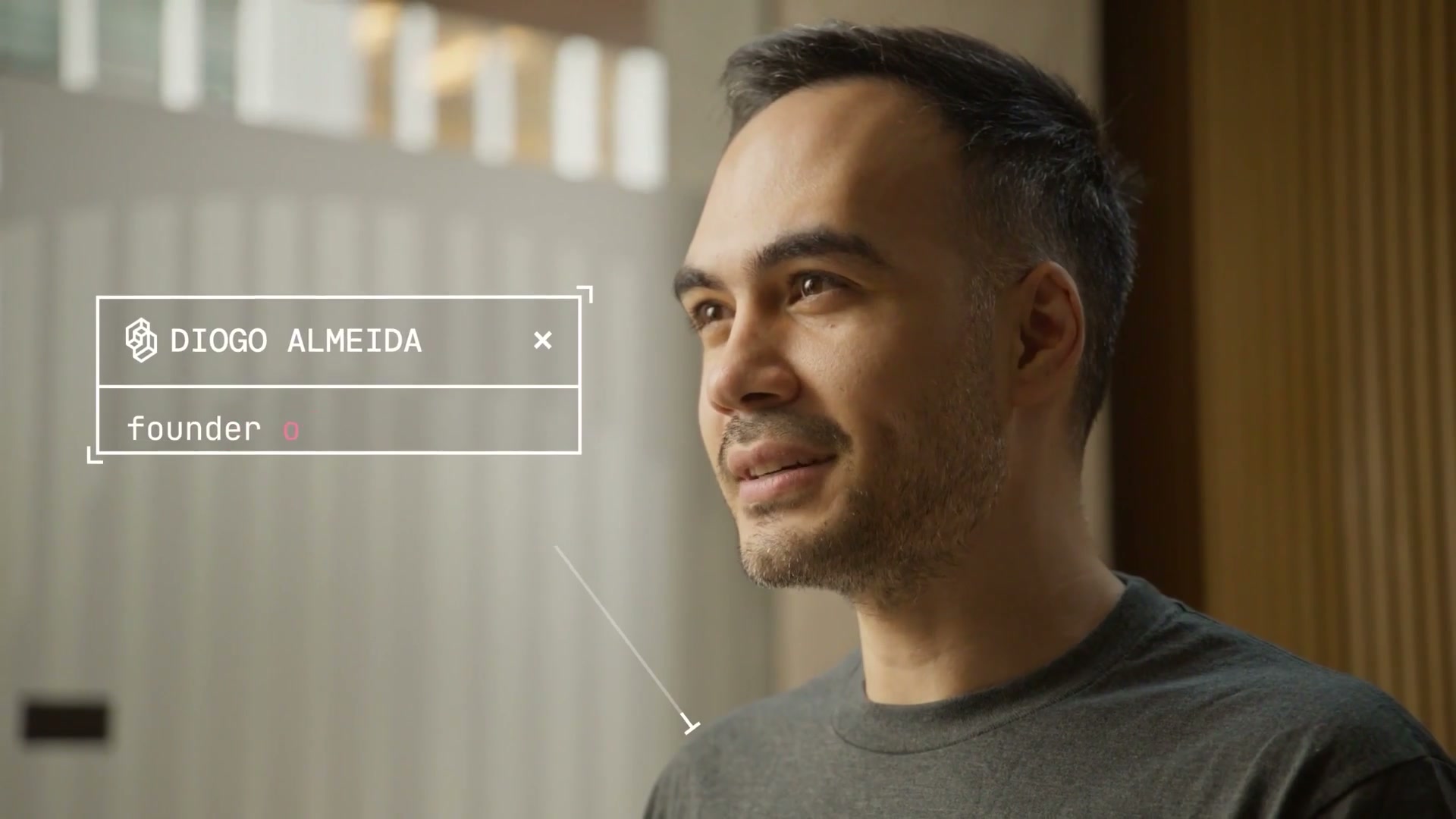 Still from Diogo Almeida&rsquo;s launch video for Jev.