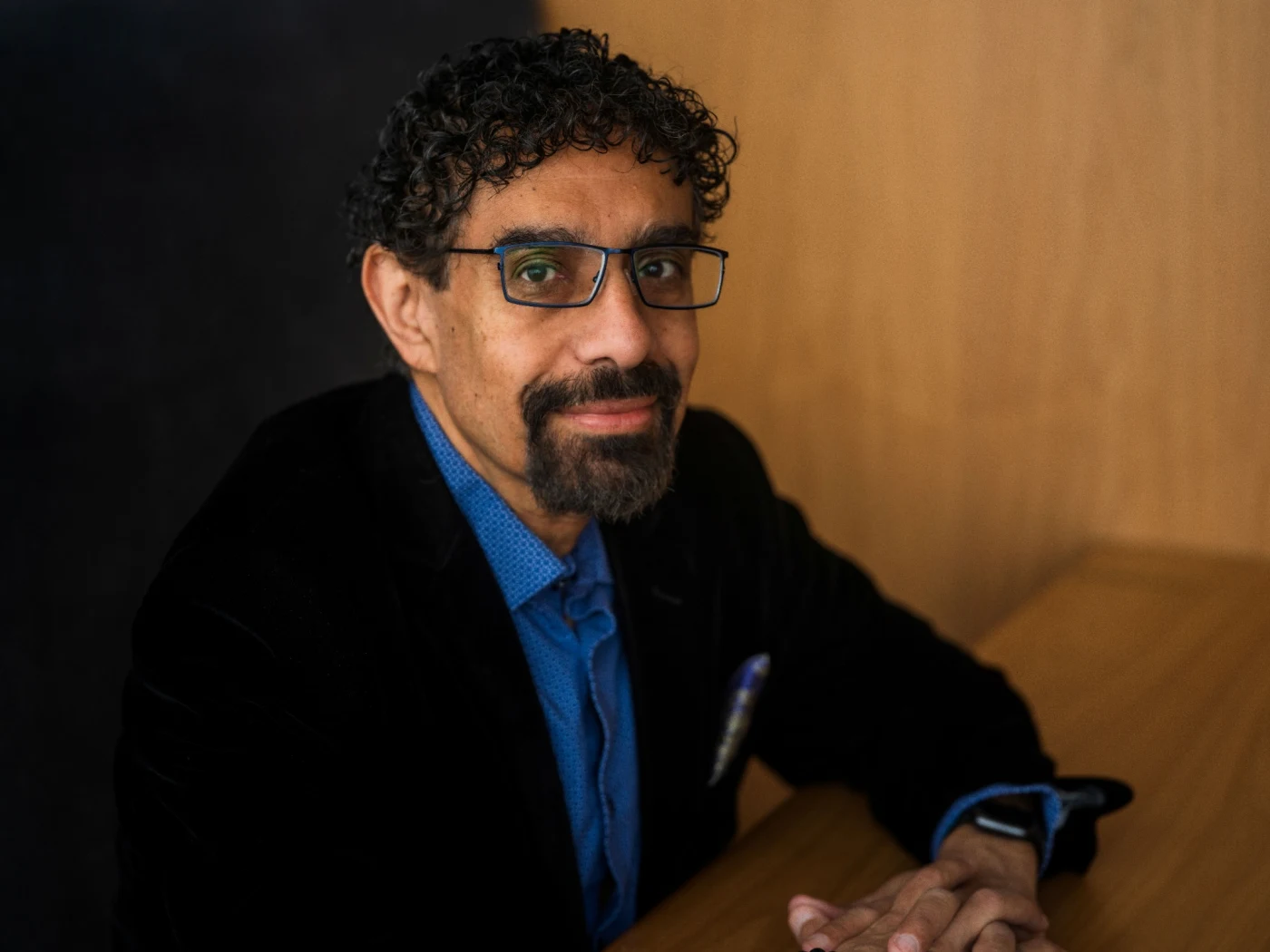 Ramez Naam in contemplative portrait