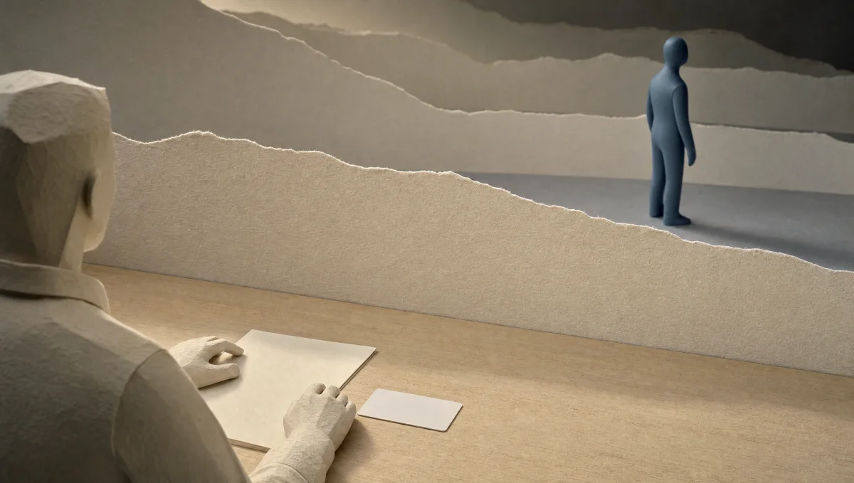 AI-generated interpretive scene inspired by Ex Machina.